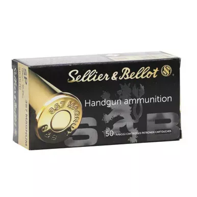 Sellier & Bellot 357 Magnum | Ammo | 158 Gr | Box of 50 | SB357B | 357a