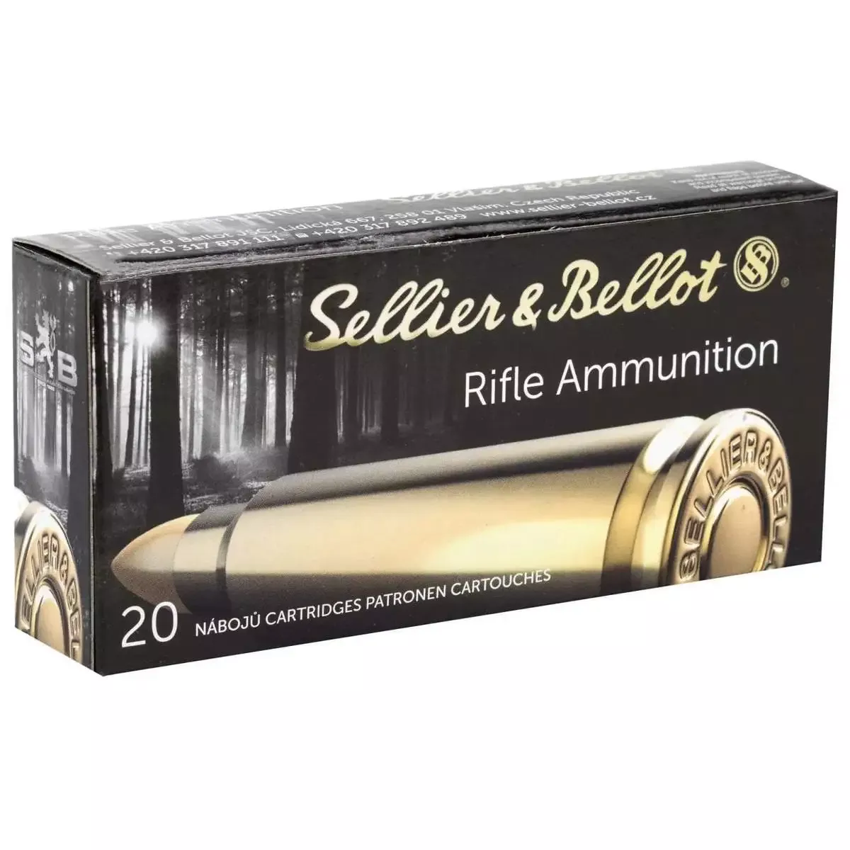 Sellier & Bellot Rifle Ammunition 7X64MM 173 Grain SPCE 770 fps – 20/box