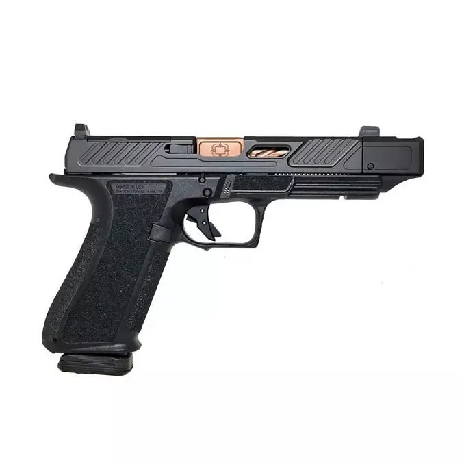 Shadow Systems DR92OP Elite Optic Cut Handgun 9mm Luger 10RD Magazines(2) 4″ Bronze Barrel Compensated Black CA Compliant