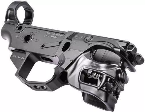 Sharps Bros Showdown Stripped Lower Multi-Caliber Black AFALSEdized 7075-T6 Aluminum Compatible w/Mil-Spec AR-15 Parts