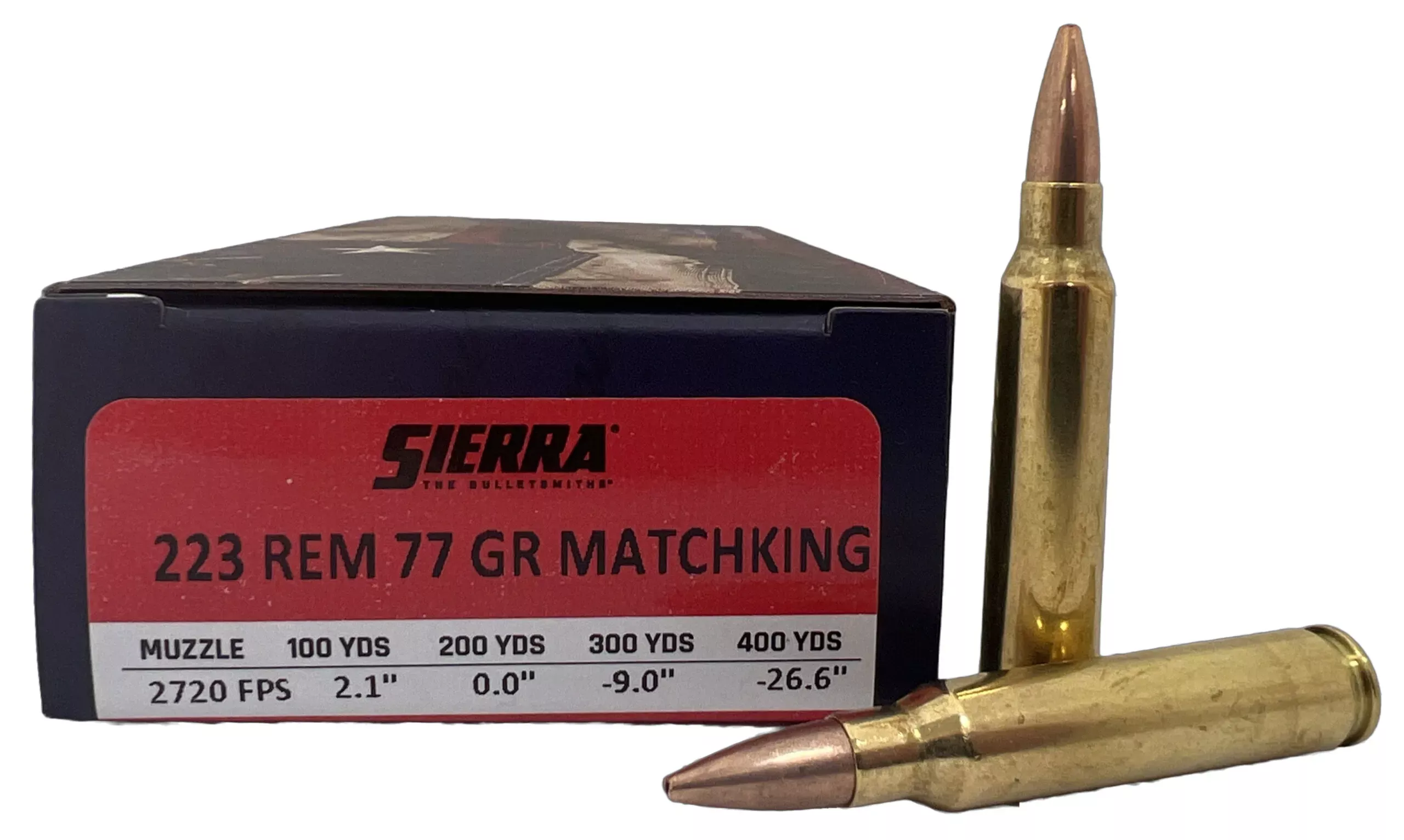 Sie Ammo 223REM 77 Grain Hp Bt Folds Of Honor 20/10