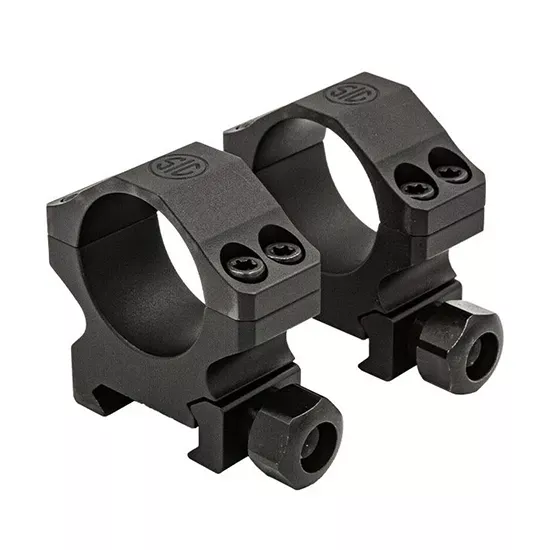 Sig ALPHA1 34mm Extra High Rings Alum Matte Bl