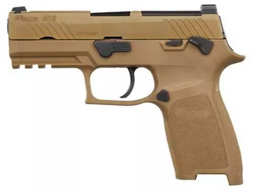 Sig Sauer M18 CSS Pistol 9mm Luger 3.9" Barrel 10Rd Coyote PVD Finish