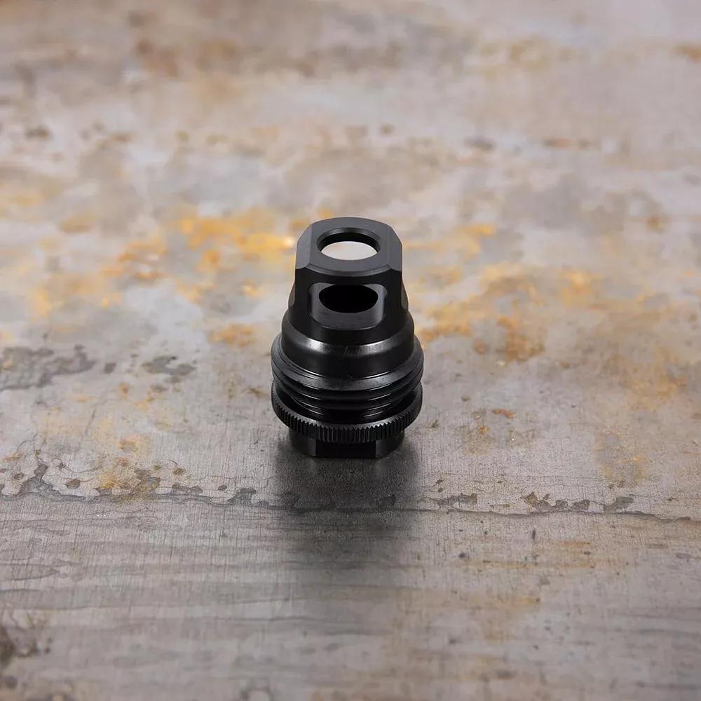 SilencerCo ASR Single Port Muzzle Brake 1/2×28 9mm Luger