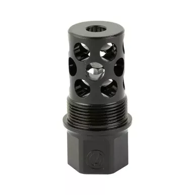 SilencerCo Compact Radial Brake | 223 Remington/556NATO | Fits 1/2X28 | Compatible with Thread Over Mounts | AC5231