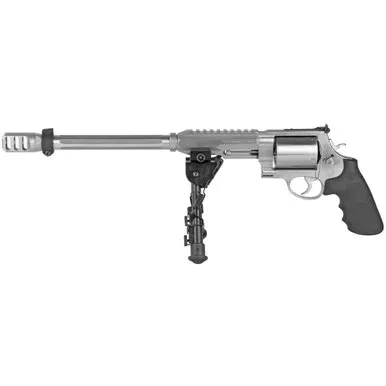 Smith & Wesson Performance Center Model 460XVR 460 S&W Magnum Revolver 14″ Stainless Barrel 5 Round Black Grip with Bipod