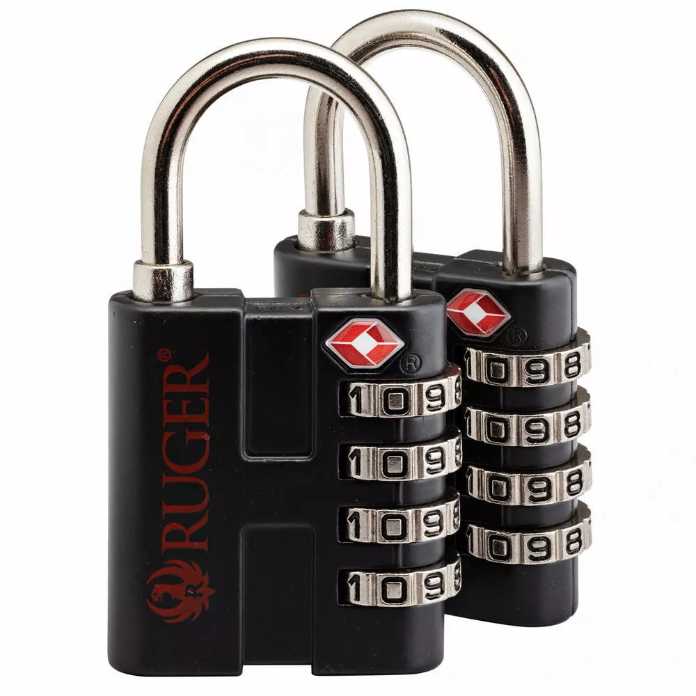 SnapSafe TSA Lock w /Steel Shackle 2Pk