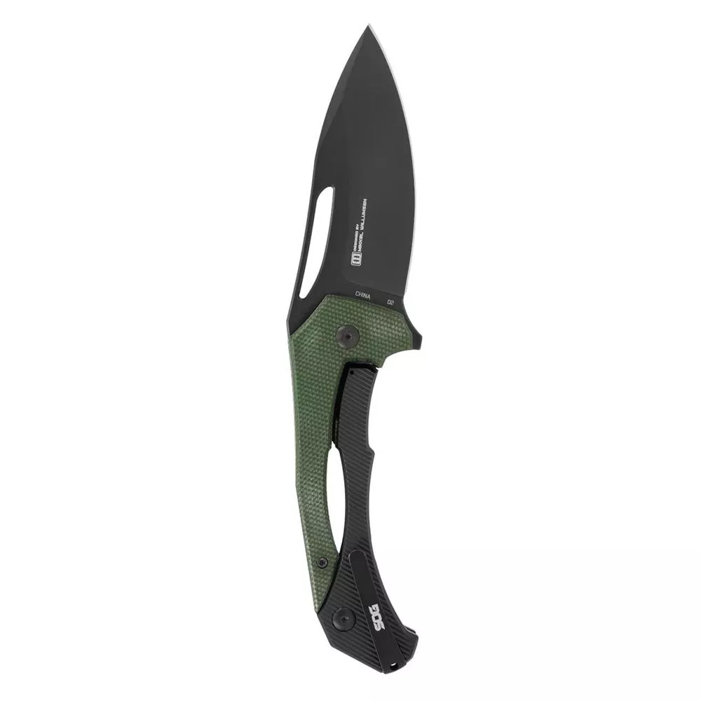 SOG Knives Bulwark FLK Folding Knife 3″ Drop Point Blade OD Green Presentation Box