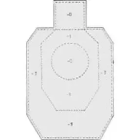 Speedwell Official IDPA Targets Paper Target 100/Pack