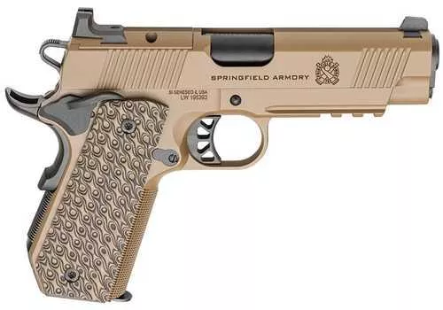 Springfield TRP AOS Pistol 9mm Luger 4.25" Barrel 9Rd Coyote Brown Finish