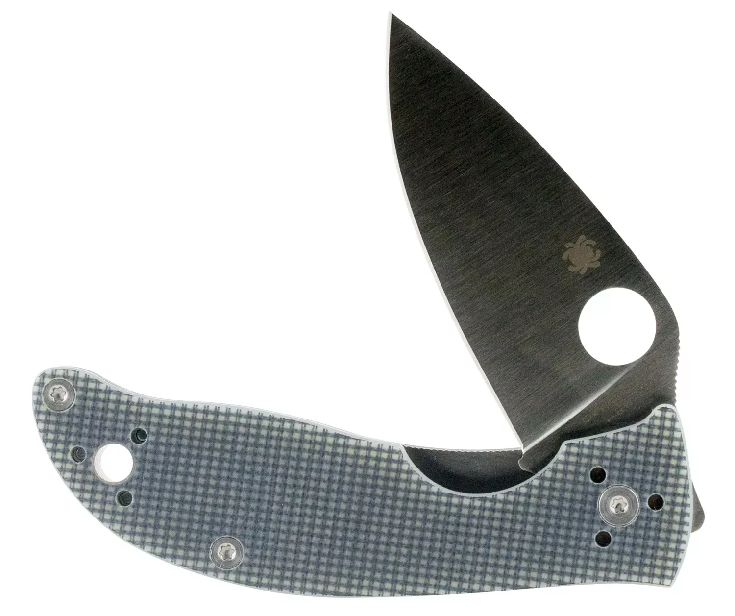 Spyderco C220GPGY Polestar 3.30″ Folding Drop Point Plain CTS BD1 SS Blade Gray G10 Handle Includes Pocket Clip