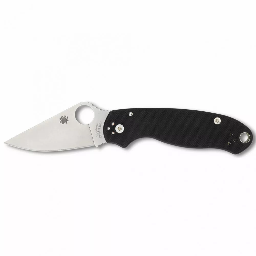 Spyderco Para 3 Folding Knife Plain Edge Blade 2.95 ” G10 Camo Handle