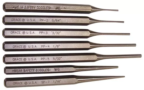 SteelGrace USA 7-Piece Punch Set