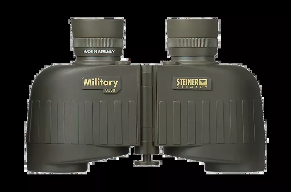 Steiner 2640 M830r 8x30mm Mil Radian Ranging Reticle Binoculars, OD Green Makrolon with Rubber Armor