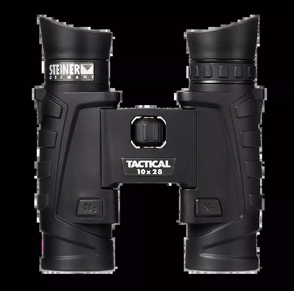 Steiner T1028 Tactical 10x28mm Binoculars with Fast-Close Focus and Rubber Armor