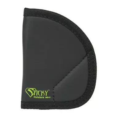 Sticky Holsters Pocket Holster | Ambidextrous | Fits S&W J-Frame Up To 2.25″ Barrel & Ruger LCR | Black Finish | MD-5