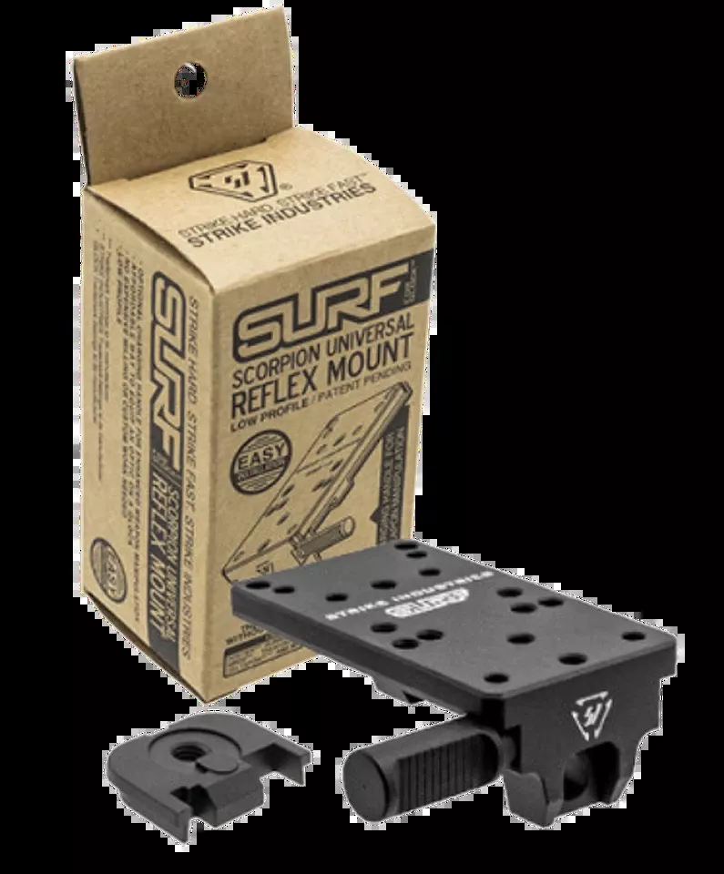 Strike Industries GSURF Scorpion Universal Low Profile Mount for Glock Gen1-5 (Excludes 42/43/43X/48)