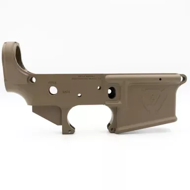 Strike Industries Limited Edition Stripped Lower Receiver BLEM | Lower Receiver | Multi-Cal | FDE