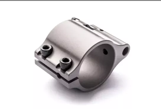 Superlative Arms .936″ Adjustable Gas Block Bleed Off – Clamp On – Stainless Steel Matte Finish