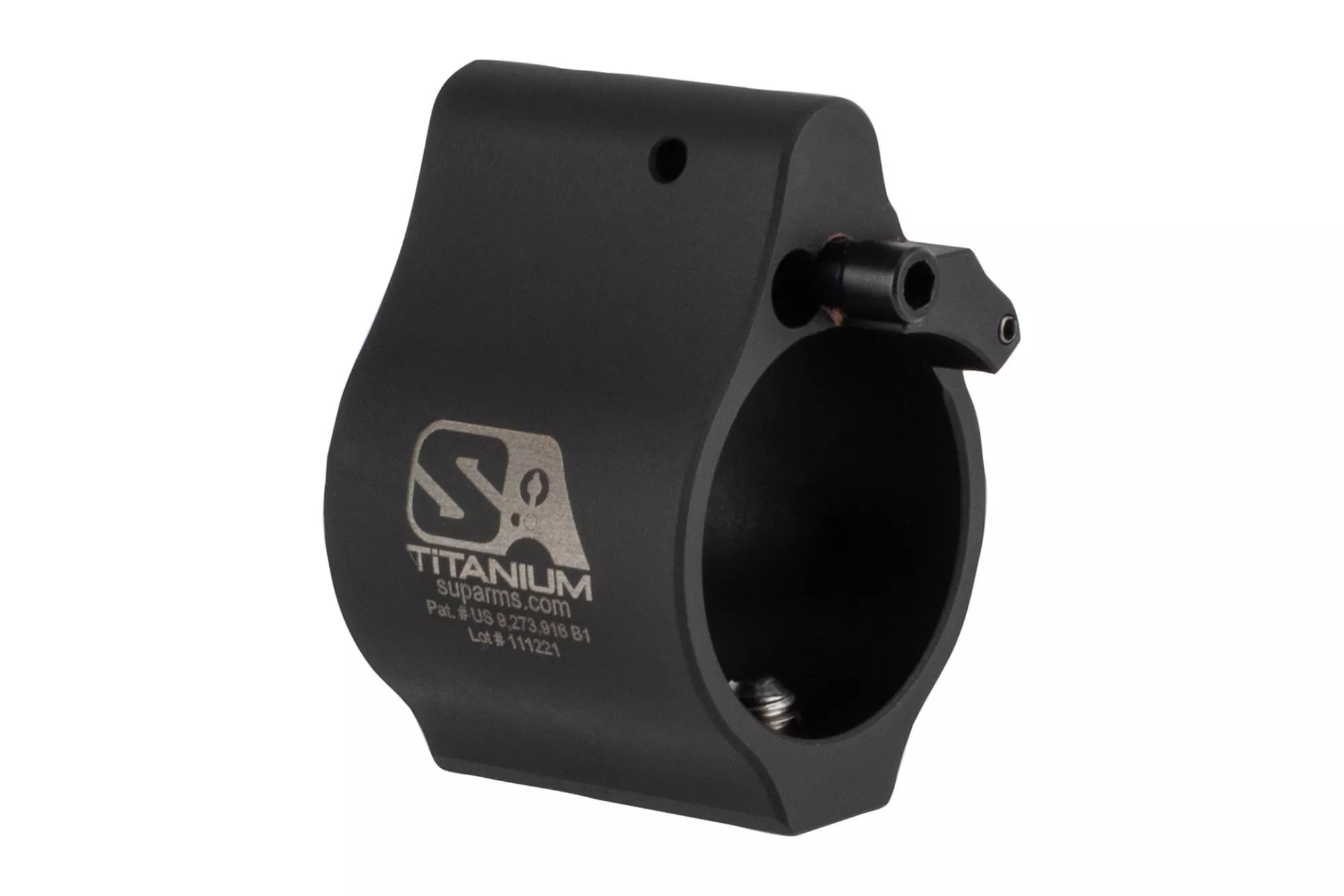 Superlative Arms Bleed Off Adjustable Gas Block Set Screw Titanium