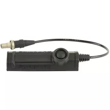 Surefire Remote Dual Switch for Weaponlights | 7″ Cable | Fits Millennium Universal | Classic Universal | Scout Light | and X-Series | Momentary-On Pressure Pad and Constant-On Press Switch | Black | SR07