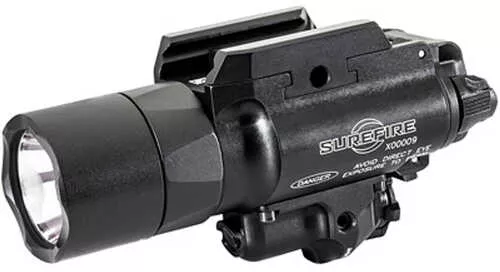 Surefire X400TARD For Handgun 500 Lumens/<5Mw Output Red/White Led Light Laser Black AFALSEdized Aluminum