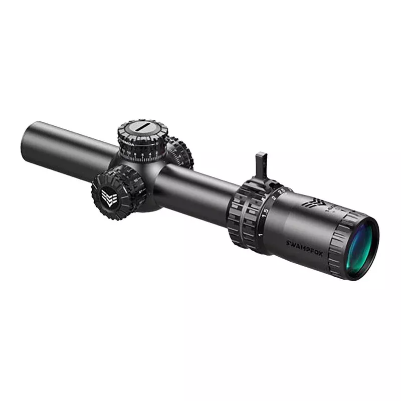 SWAMPFOX OPTICS – Arrowhead LPVO 1-6x24mm SFP Ill Guerrilla Dot BDC-Red Black Quantity Discount PriceAdd To Favorite
