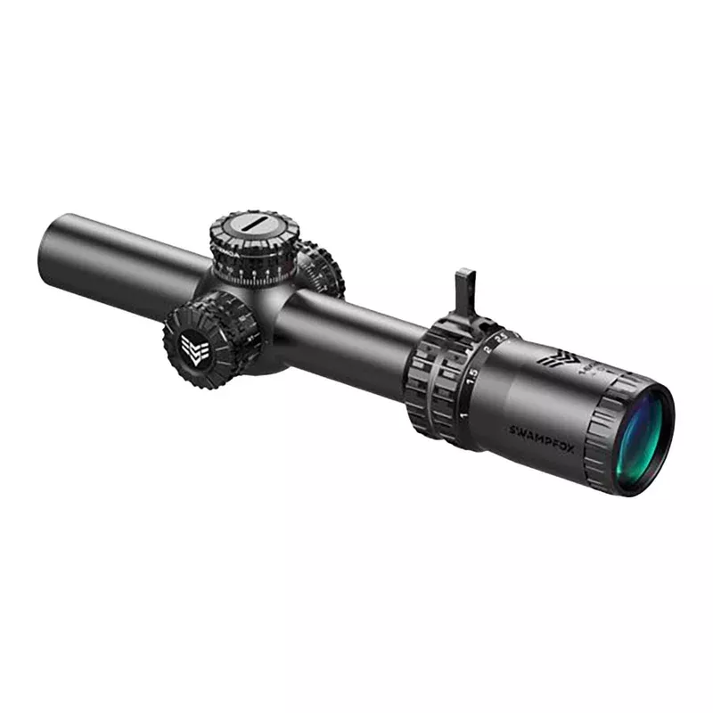 SWAMPFOX OPTICS – Arrowhead LPVO 1-8x24mm SFP Ill Guerrilla Dot BDC-Red Black Quantity Discount PriceAdd To Favorite