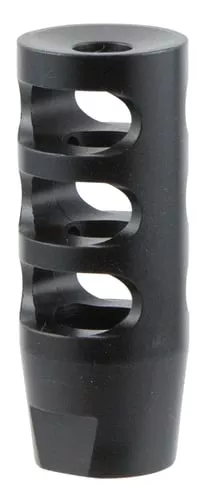 TacFire MZ10023B Compact Compensator Black Nitride Steel with 5/8"-24 tpi Threads, 2.50" OAL & 1" Diameter for 308 Win AR-10