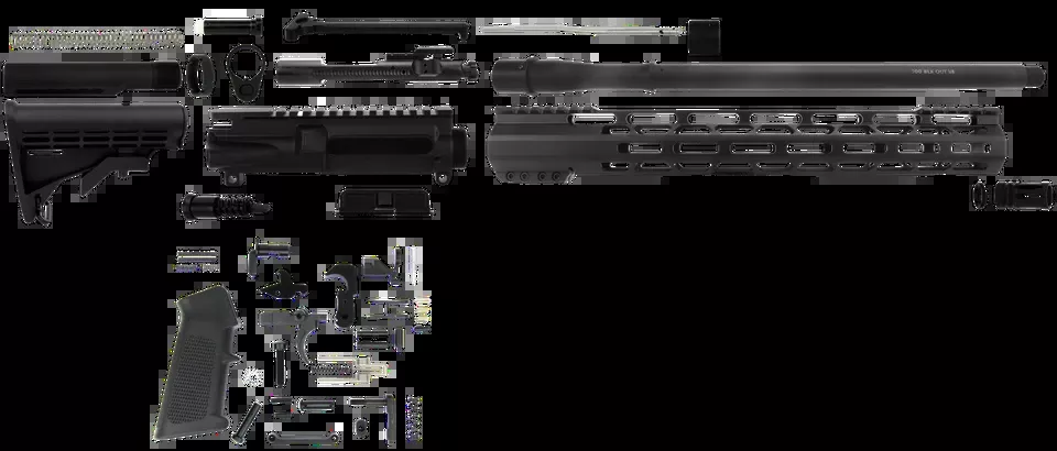 TacFire SSRK300LPK 300 Blackout AR Build Kit - Sports South Exclusive