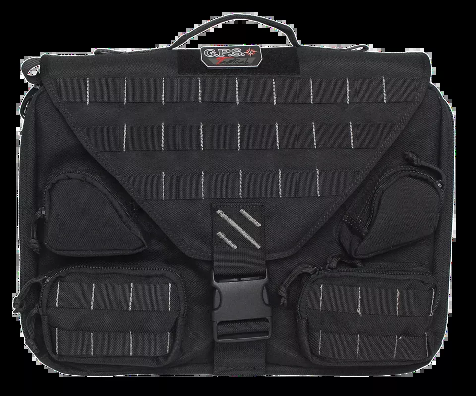 Tactical Briefcase: GPS T1350BCB Black 1000D Polyester for Handgun Storage