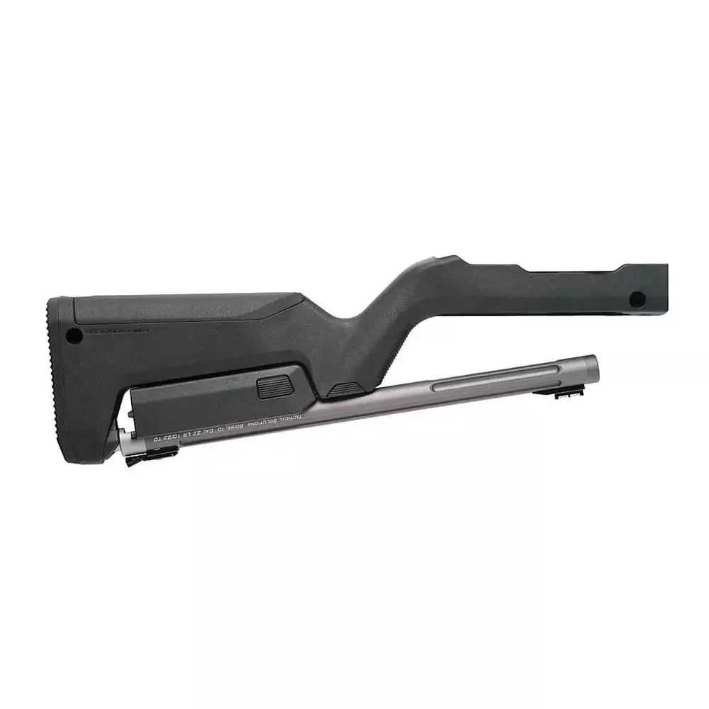Tactical Solutions X-Ring Takedown Barrel and Stock Kit .22 LR 16.5″ 1/2X28 Threaded Barrel Gun Metal Grey
