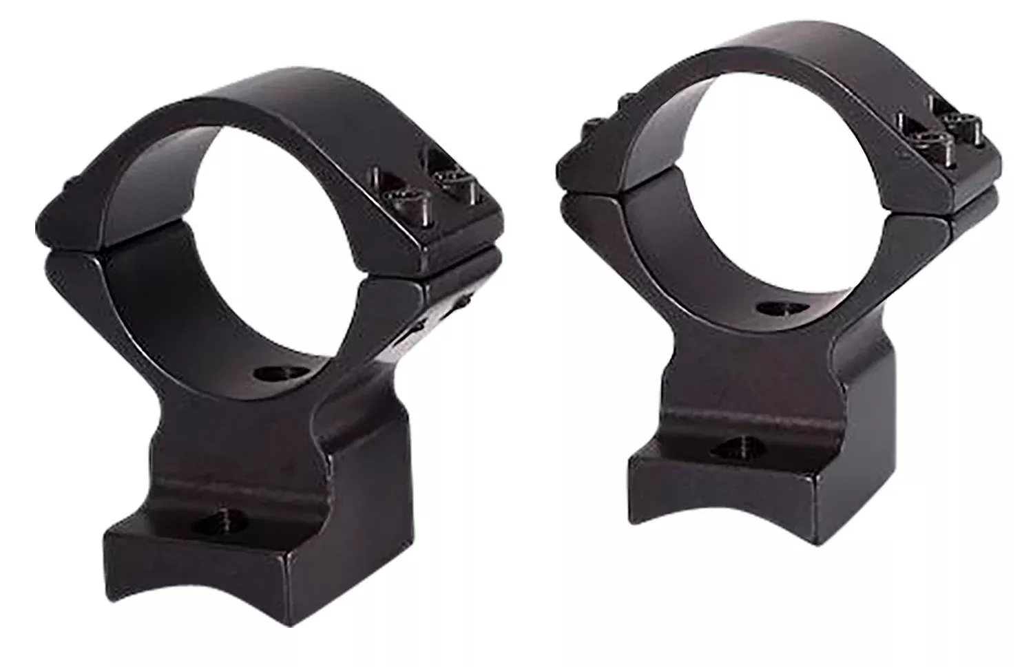 Talley 750705 Scope Mount/Ring ComboBlack Anodized 30mm Tube Weatherby Mark V (9 Lug Magnum) High Rings Magnum Action