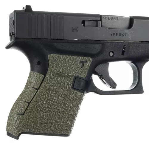 Talon Grips 100M Adhesive GripCompatible w/Glock 43, Moss Textured Rubber
