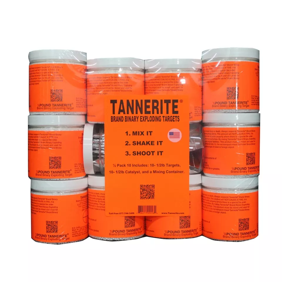 Tannerite 1/2 lb Exploding Target Bricks - Pack of 10