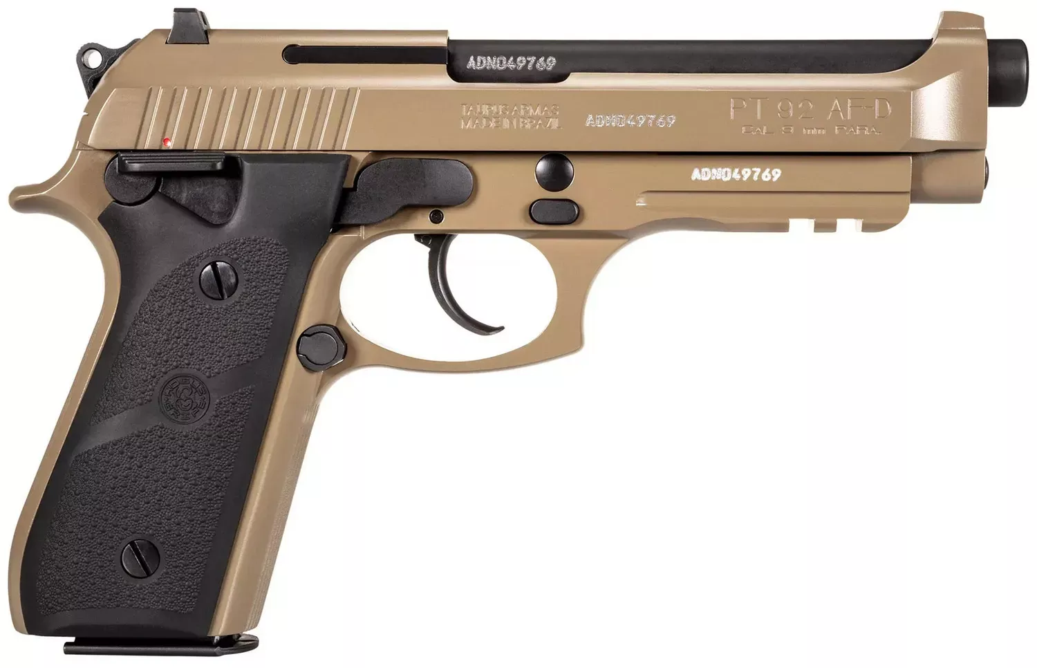 Tau PT92 9mm 5 FDE Hogue 2 17RD