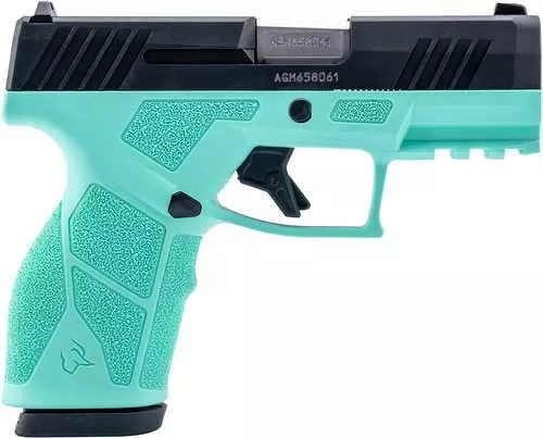 Taurus GX2 Pistol 9mm Luger 3.37" Barrel 10Rd Black Slide Cyan Blue Finish