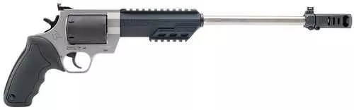 Taurus Raging Hunter Large 350 Legend 6 Shot 14" Matte Stainless Picatinny Rail Barrel w/Muzzle Brake, Matte Black Oxide Cylinder Matte Stainless Stainless Steel Frame Transfer Bar Safety Exposed Hammer