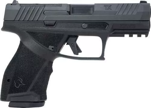 Taurus TX 9 Compact 9mm Luger 15+1 4" Black Barrel, Black Nitride Alloy Steel Optic Ready/Serrated Slide, Black Stainless Steel Frame w/Picatinny Rail, Interchangeable Backstrap Grip
