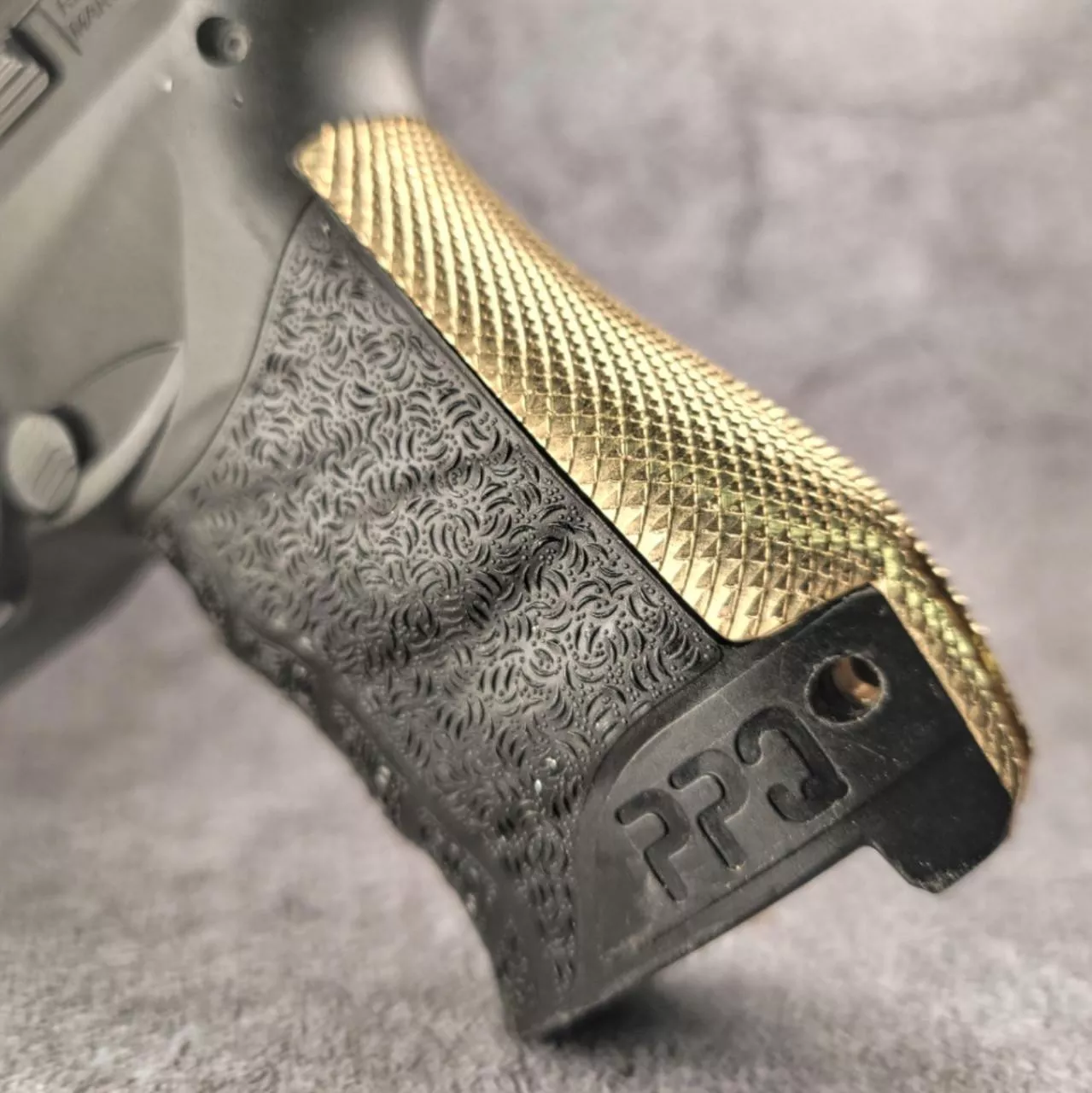 Taylor Freelance Walther PDP /PPQ Death Grip Backstrap – Compact – Brass