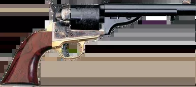Taylor’s & Company 1851 Open-Top 45 Colt Revolver 5.5″ Blued Barrel 6 Round Walnut Grip
