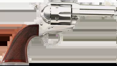 Taylor’s & Company Runnin’ Iron 45 LC Revolver 3.5″ Stainless Barrel 6 Round Walnut Grip (Designed by World Champion Cowboy Mounted Shooter Runnin’ Iron)