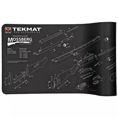 TekMat Mossberg Shotgun Mat | Cleaning Mat | 12″x36″ | Black | TEK-R36-MOSSBERG