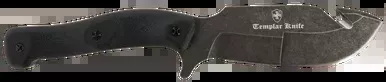 Templar Knife Reagan 4.6-Inch Drop Point Blade Knife, Black