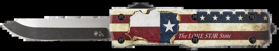 "Templar Knife SZTX321: Premium 3" OTF Drop Point with Patriotic Handle"