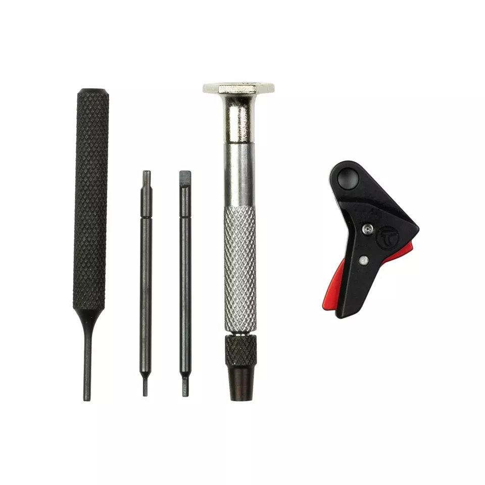 TIMNEY Trigger for Glock Gen 3-4 Enhanced Flat Trigger Shoe