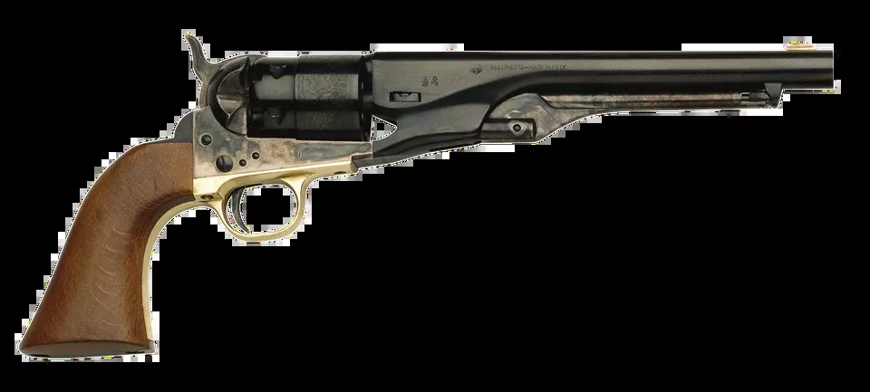 Traditions 1860 Army .44 Cal Revolver with Case Hardened Frame and Walnut Grip