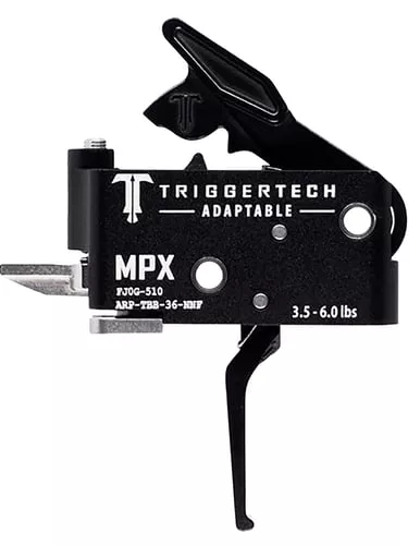 TriggerTech ARPTBB36NNF AdaptableTwo-Stage Flat Trigger with 3.50-6 lbs Draw Weight & Black PVD Finish for Sig MPX