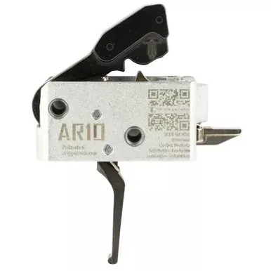TriggerTech Duty | Flat Trigger | Two Stage | 3.5LB Pull | Fits AR-10 | Anodized Finish | Black | AHT-TDB-33-NNF