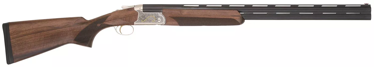TriStar 33132 Trinity II Full Size 16 Gauge Break Open 2.75″ 2rd 28″ Black Over/Under Vent Rib Barrel, Acid Etched w/24K Gold Inlay Stainless Steel Receiver, Fixed Turkish Walnut Stock, Right Hand